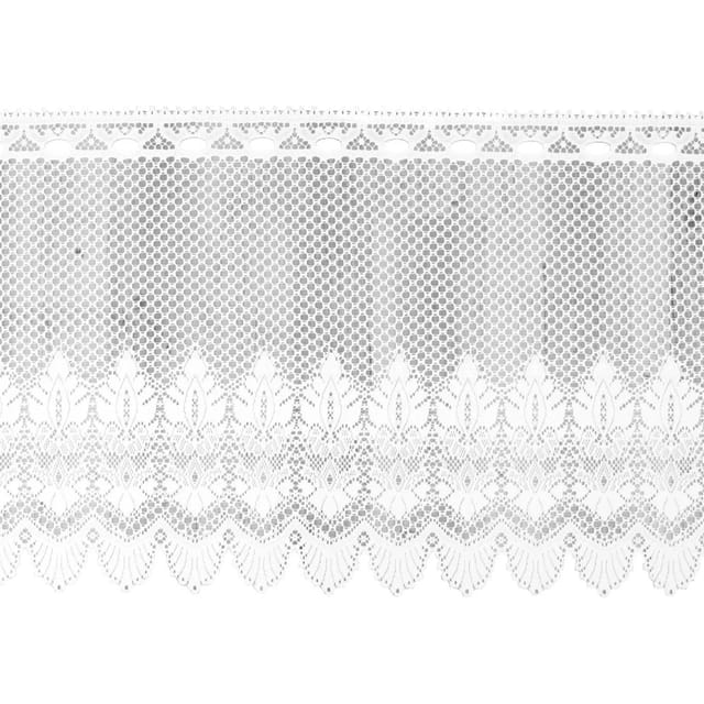 Arsvita Bistrogardine mit Stangendurchzug Jacquard 160 cm x 45 cm Alba