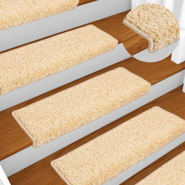 vidaXL Stufenmatten 10 Stk. 65x21x4 cm Braun