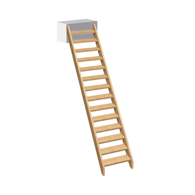 Kordo Gerade Treppe Fichte Normandie