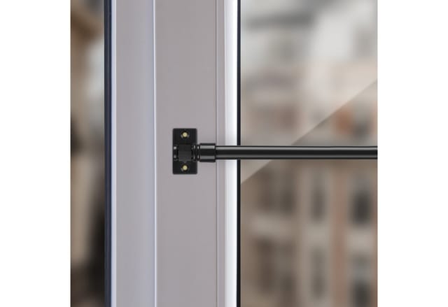 Bestlivings Cafehausstangen Schwarz 50 bis 75 cm