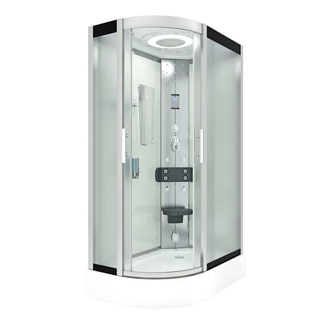 AquaVapore Duschkabine Komplettdusche Fertigdusche Dusche D60-70M0L-EC 120x80 cm