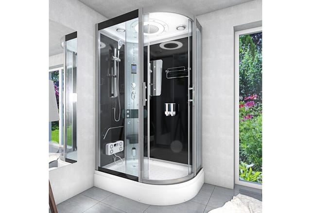 AquaVapore Dusche Duschkabine D60-73T2R-EC Duschtempel Sauna 80x120 cm