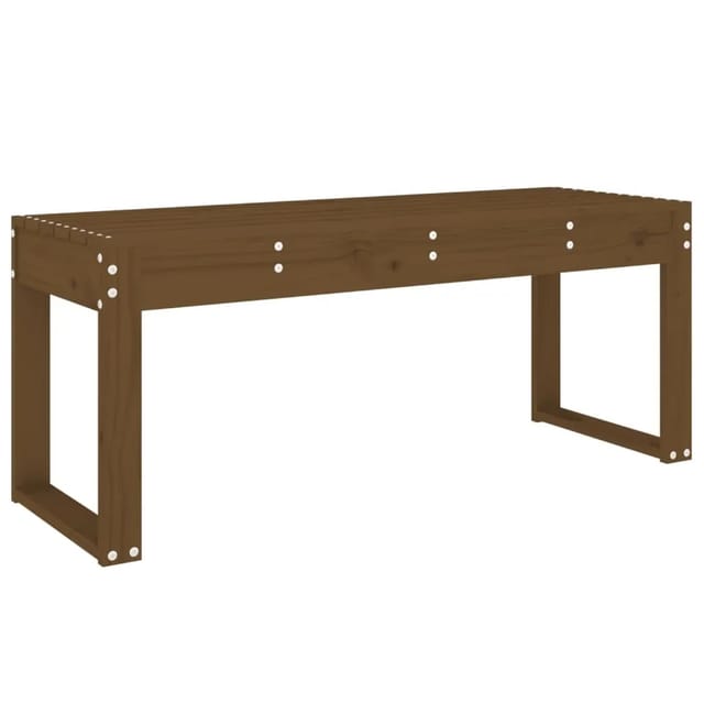 vidaXL Gartenbank Honigbraun 110x38x45 cm Massivholz Kiefer