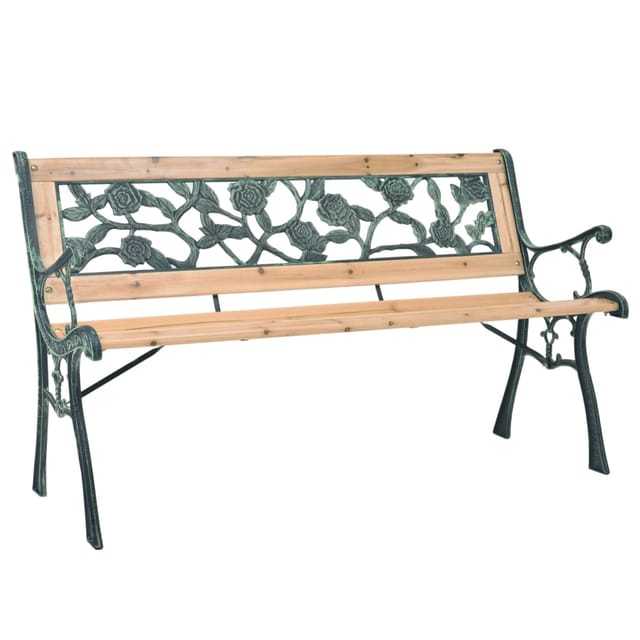 vidaXL Gartenbank Holz 122 cm