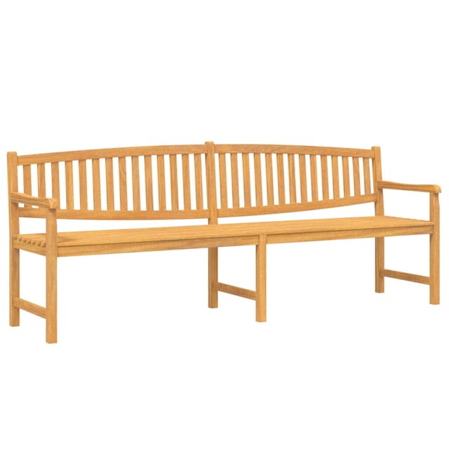 vidaXL Gartenbank 228x59,5x90 cm Massivholz Teak
