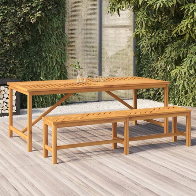 vidaXL Gartenbank 180 cm Massivholz Akazie