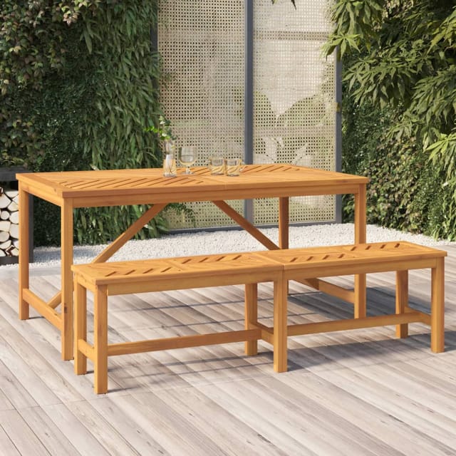 Vidaxl - Gartenbank 150 Cm Massivholz Akazie