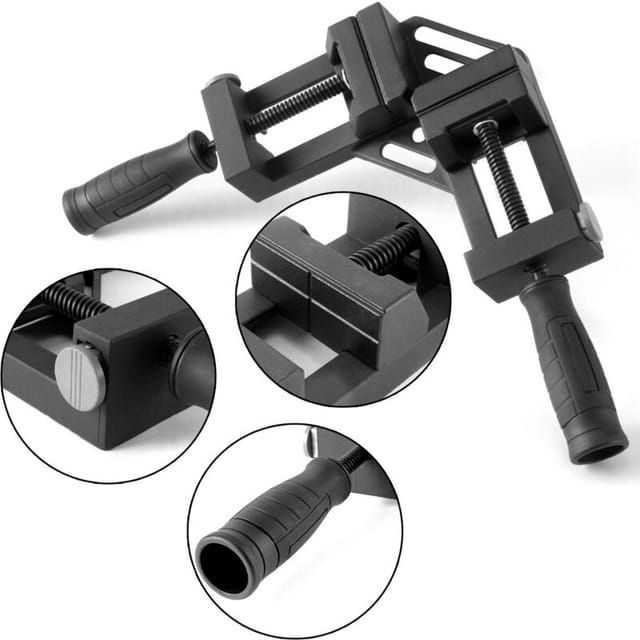 STAHLWERK Doppelgriffwinkelklemme DW 90 St Eckspanner Gehrungszwinge Aus Alu