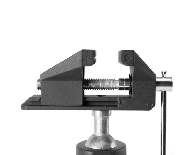 STAHLWERK Tischschraubstock Ts-50 St Mit Kugelgelenk