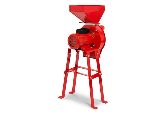 EBERTH Getreidemühle mit Starkem 1100 Watt Elektromotor Durchsatzmenge 240 kg/h