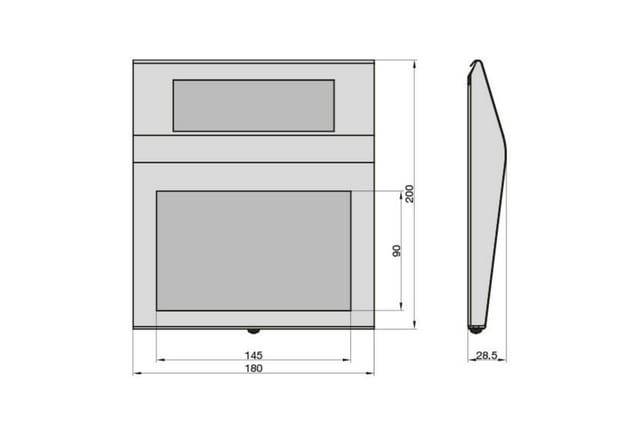 Basi - Solar-Hausnummer - SHN 200 - Edelstahl - 2 weiße LEDs - Solarbetrieben - Zahlen/Buchstaben-Set inkl. - 7300-0021