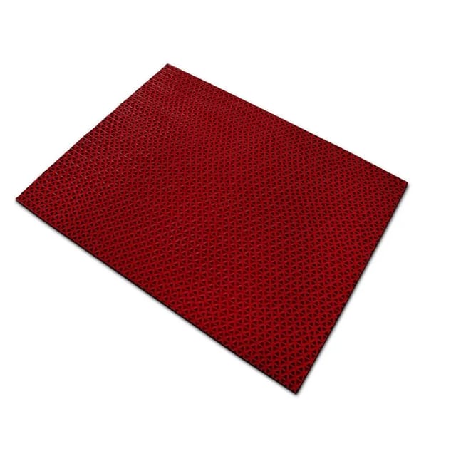 KARAT Hygienematte für Barfußzonen UV Beständig Rot 90 x 50 cm