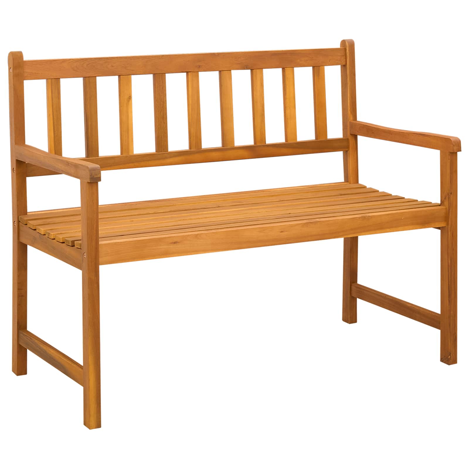 Gartenbank 2-sitzanzahl 110 X 55 X 90 Cm Massivholz Akazie Vidaxl