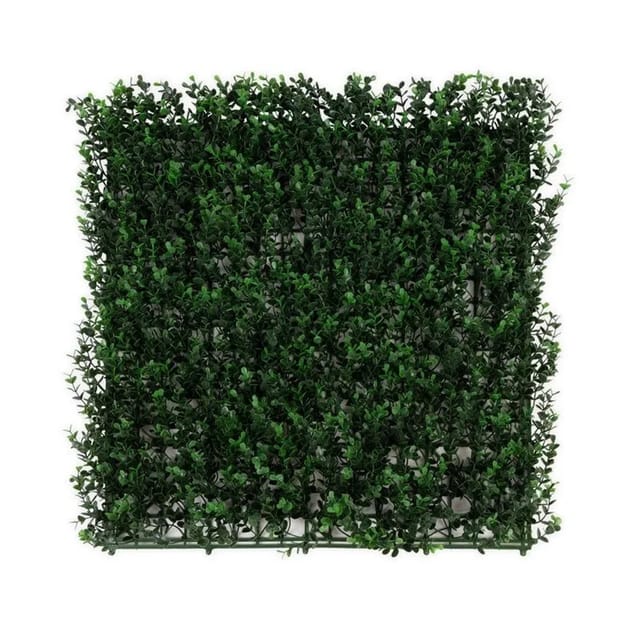 KARAT Pflanzenwand Buxus Kunstpflanze zur Dekoration 50 x 50 cm