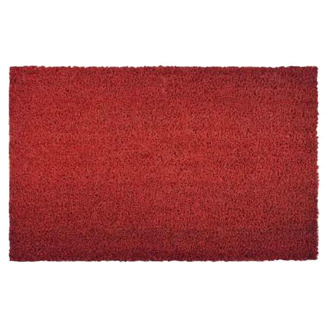 KARAT Kokosmatte Eingangsmatte Fußabtreter Rot 17 mm 40 x 60 cm