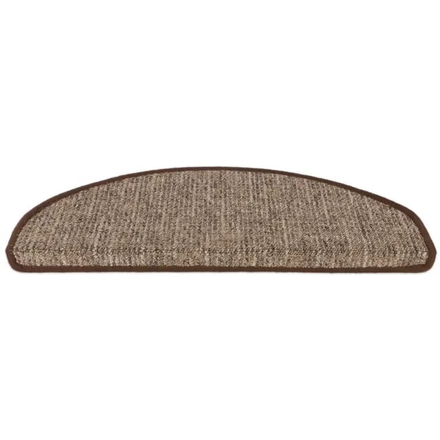 Karat Stufenmatte Alto Selbstklebend Braun Halbrund 23,5 x 65 cm