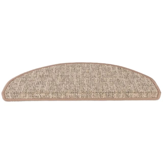 Karat Stufenmatte Alto Selbstklebend Beige Halbrund 23,5 x 65 cm