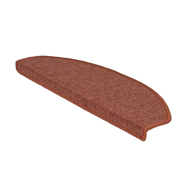 Karat Stufenmatte London Selbstklebend Terra Halbrund 23,5 x 65 cm