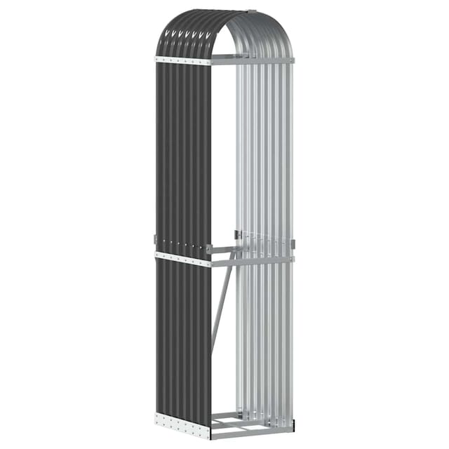 vidaXL Kaminholzunterstand Anthrazit 40x45x170 cm Verzinkter Stahl