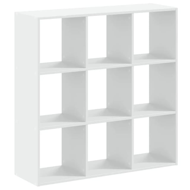 VidaXL Bücherregal Weiß 102x32x102 cm Holzwerkstoff
