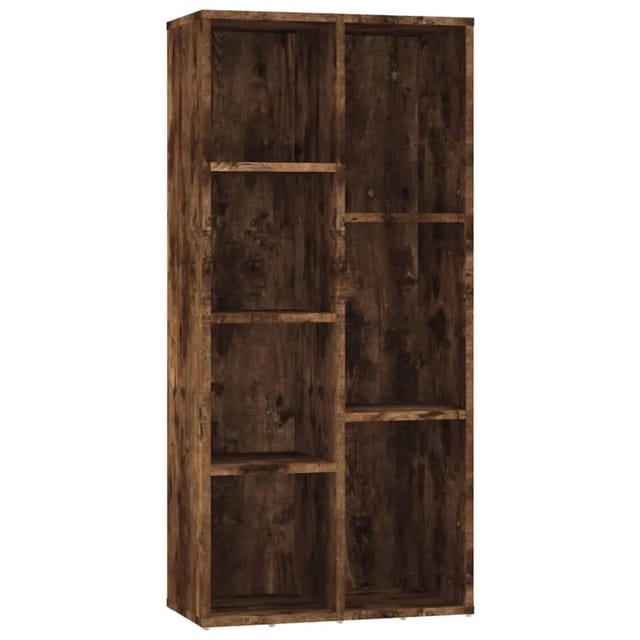 vidaXL Bücherregal Räuchereiche 50x25x106 cm