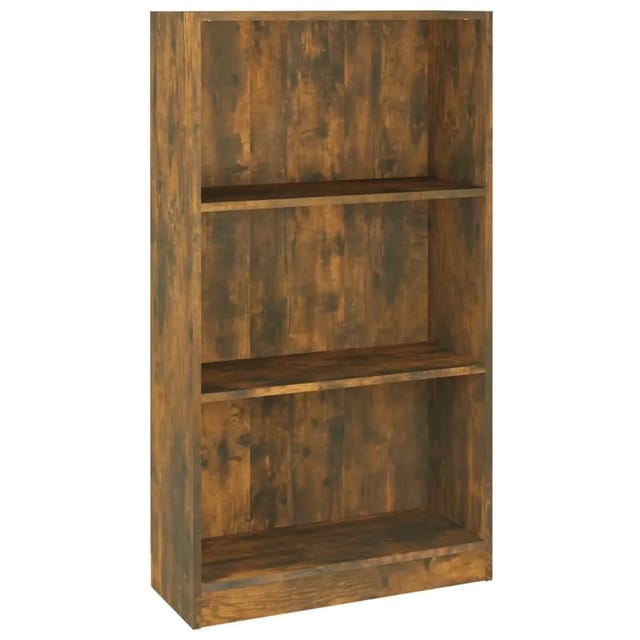 vidaXL Bücherregal Räuchereiche 60x24x109 cm Holzwerkstoff