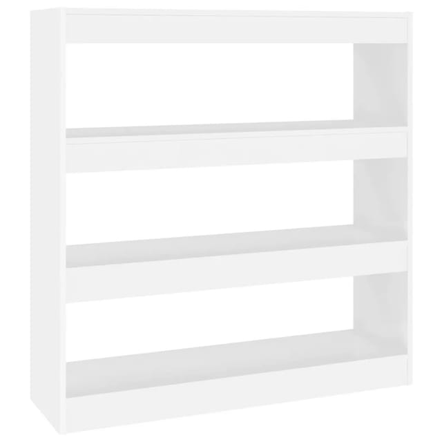 vidaXL Bücherregal/Raumteiler Weiß 100x30x103 cm