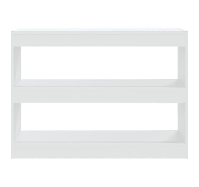 vidaXL Bücherregal/Raumteiler Weiß 100x30x72 cm