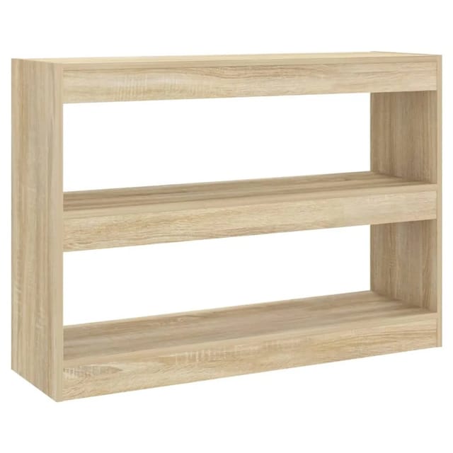 vidaXL Bücherregal/Raumteiler Sonoma-Eiche 100x30x72 cm