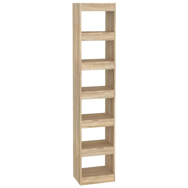vidaXL Bücherregal/Raumteiler Sonoma-Eiche 40x30x198 cm