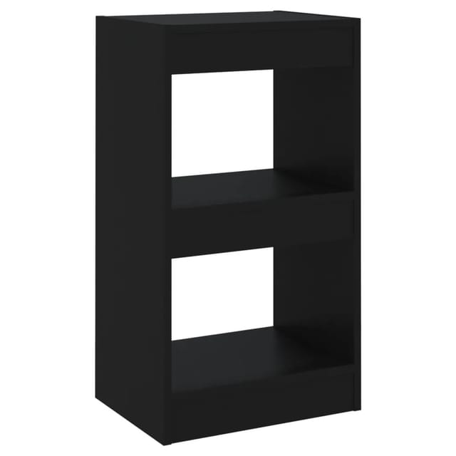 vidaXL Bücherregal/Raumteiler Schwarz 40×30×72cm