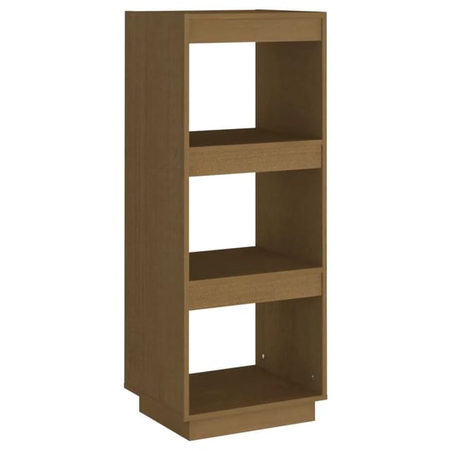 vidaXL Bücherregal/Raumteiler Honigbraun Massivholz Kiefer