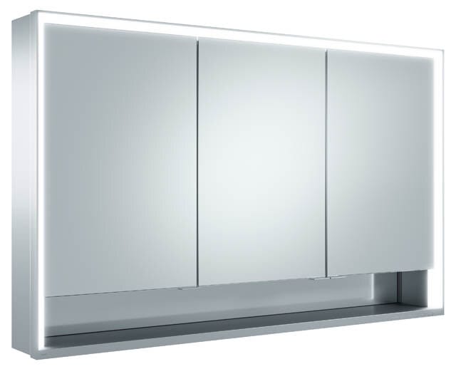 Keuco Aufputz LED-Spiegelschrank Royal Lumos 120 cm 3 Türen
