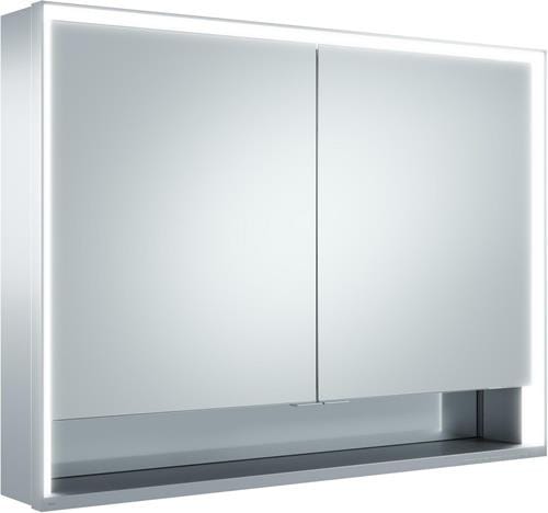 Keuco Aufputz LED-Spiegelschrank Royal Lumos 100 cm 2 Türen