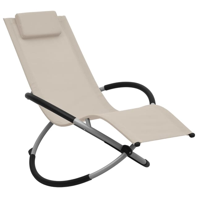 Vidaxl - Kinder-sonnenliege Stahl Creme