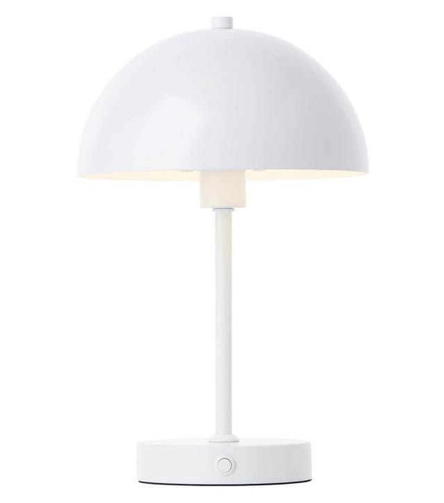 mokebo LED Tischlampe Kabellos Akku Tischleuchte Dimmbar und Aufladbar Der Leuchtturm in Weiß