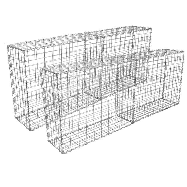 Monstershop Gabionenkörbe 100 x 95 x 30cm 4 Körbe