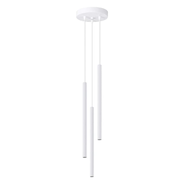 Sollux Lighting Pendelleuchte Arche 3P Weiß