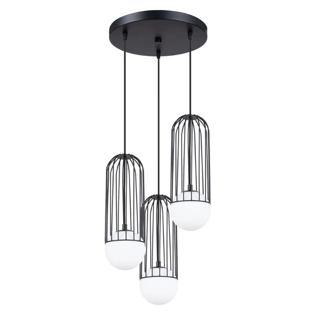 Sollux Lighting Pendelleuchte Brina 3P Schwarz