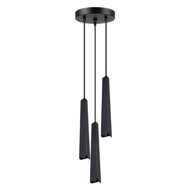 Sollux Lighting Hängeleuchte Prysm 3P Schwarz