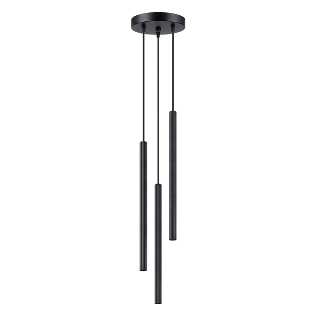 Sollux Lighting Pendelleuchte Arche 3P Schwarz