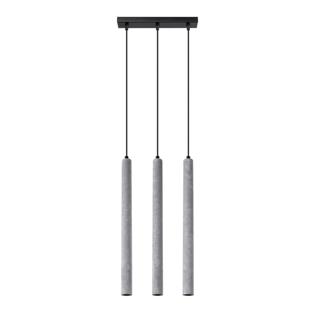 Sollux Lighting Pendelleuchten Pastelo 3L beton