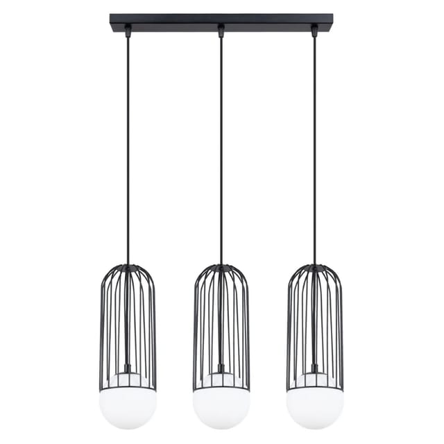 Sollux Lighting Pendelleuchte Brina 3L Schwarz