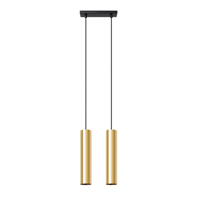 Sollux Lighting Pendelleuchten Lagos 2 glanzGold