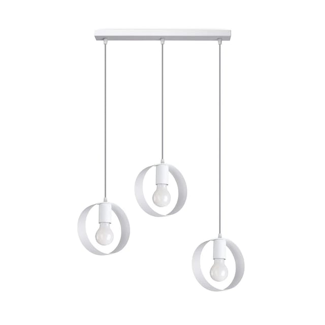 Sollux Lighting Hängeleuchte Titran 3 Weiß
