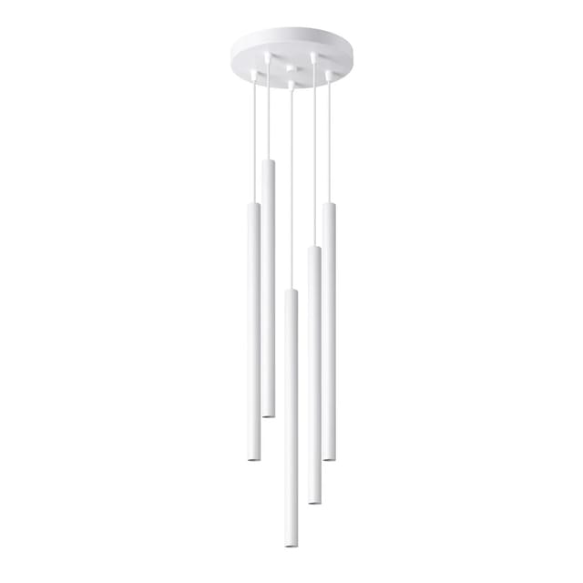 Sollux Lighting Pendelleuchten Pastelo 5P Weiß