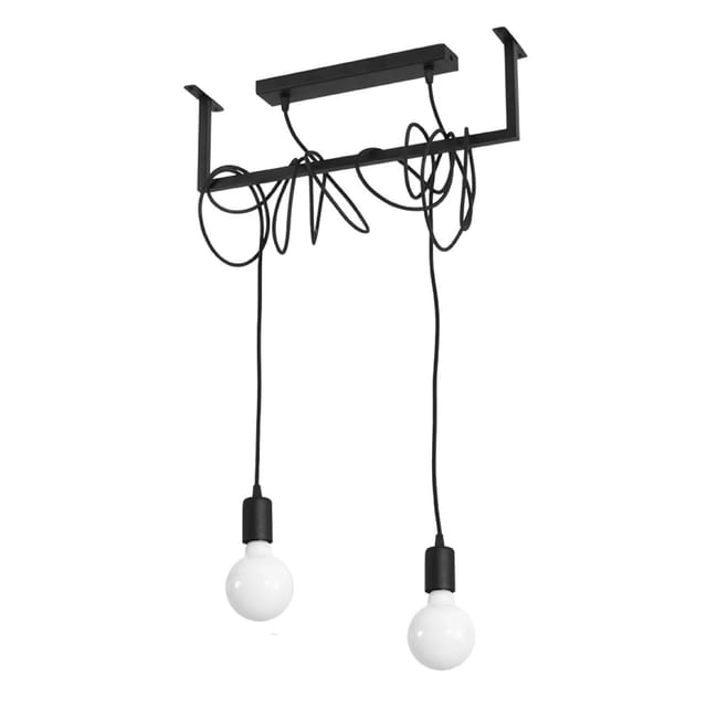 Sollux Lighting Kronleuchter Salamanca 2 Schwarz