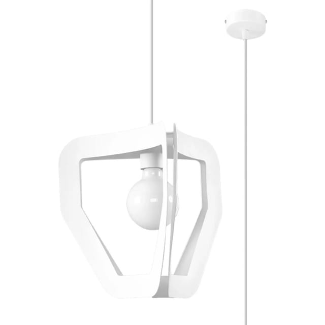 Sollux Lighting Hängeleuchte Tres Weiß