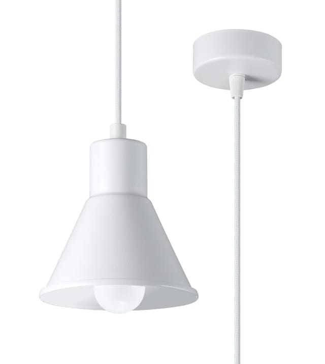 Sollux Lighting Hängeleuchte Taleja 1 Weiß E27