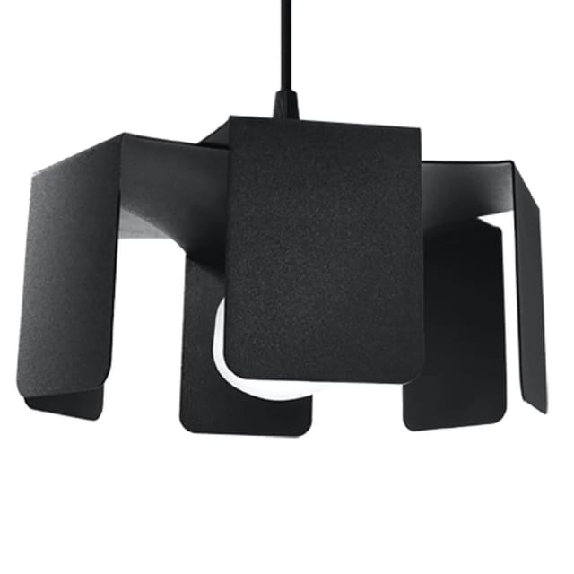 Sollux Lighting Hängeleuchte Tulip Schwarz